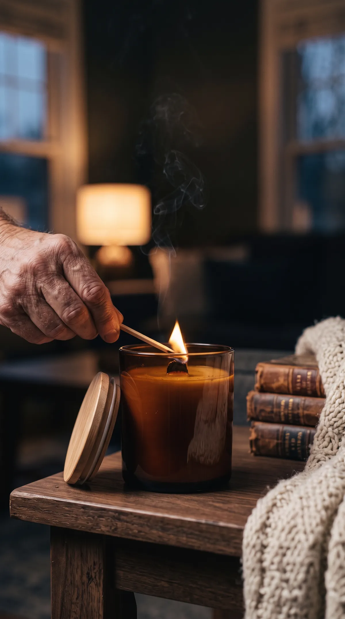 Lighting the wick