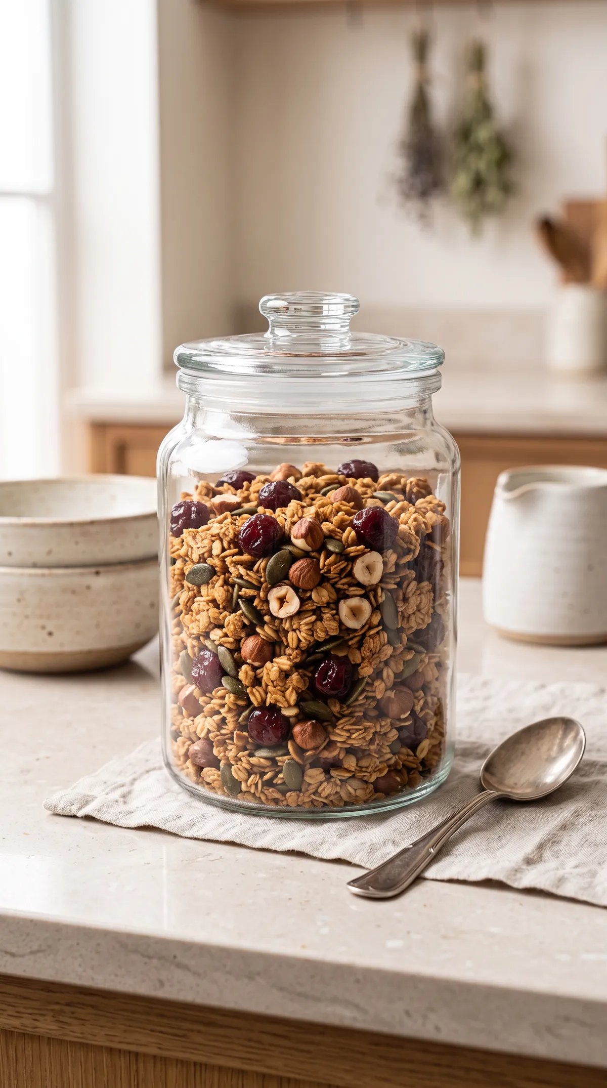 In the jar