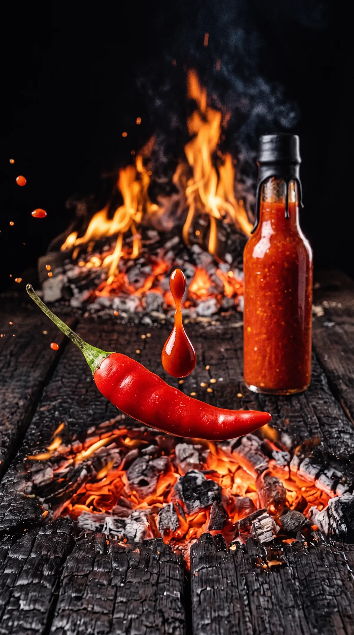 One drop on a chilli