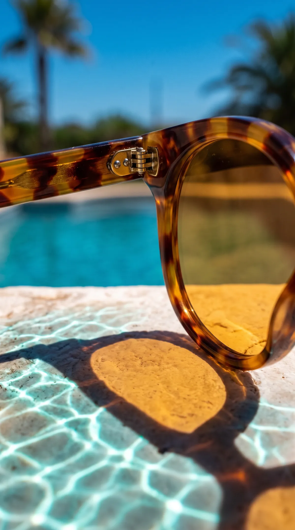 Hinge and tortoiseshell