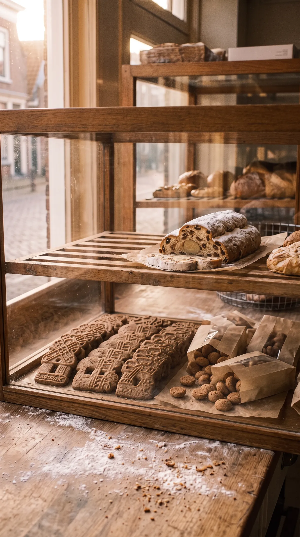 The December display case