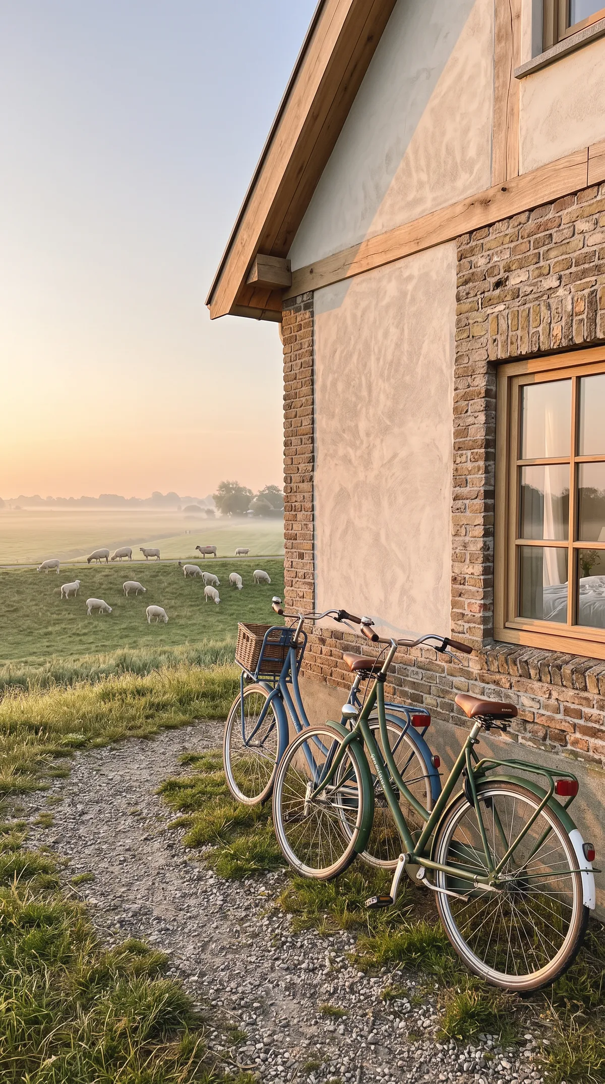 Bikes on the dike