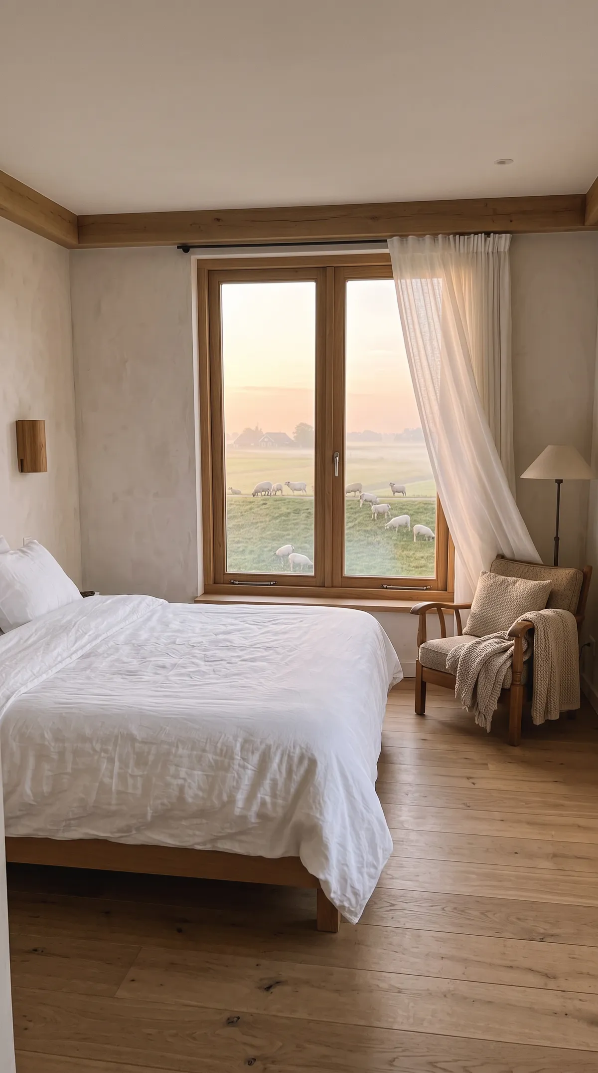 The room at sunrise